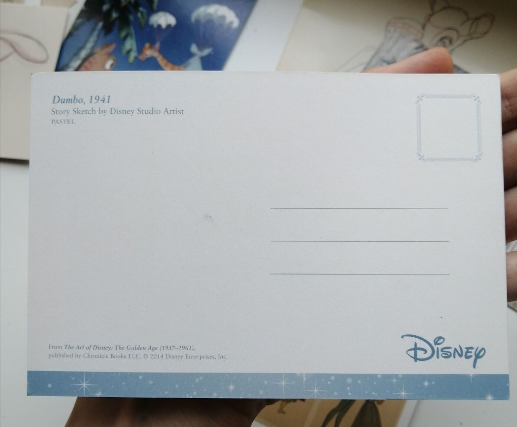 Оригинальные открытки Disney винтажные листівка сказки Дисней Плуто