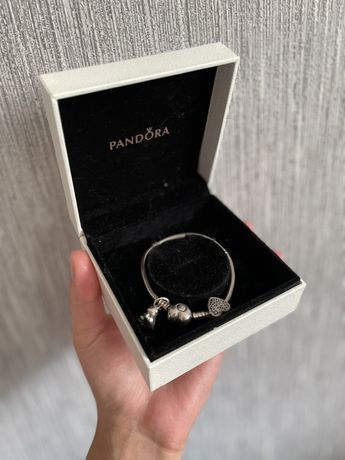 Pandora браслет + 2 шарма ОРИГИНАЛ