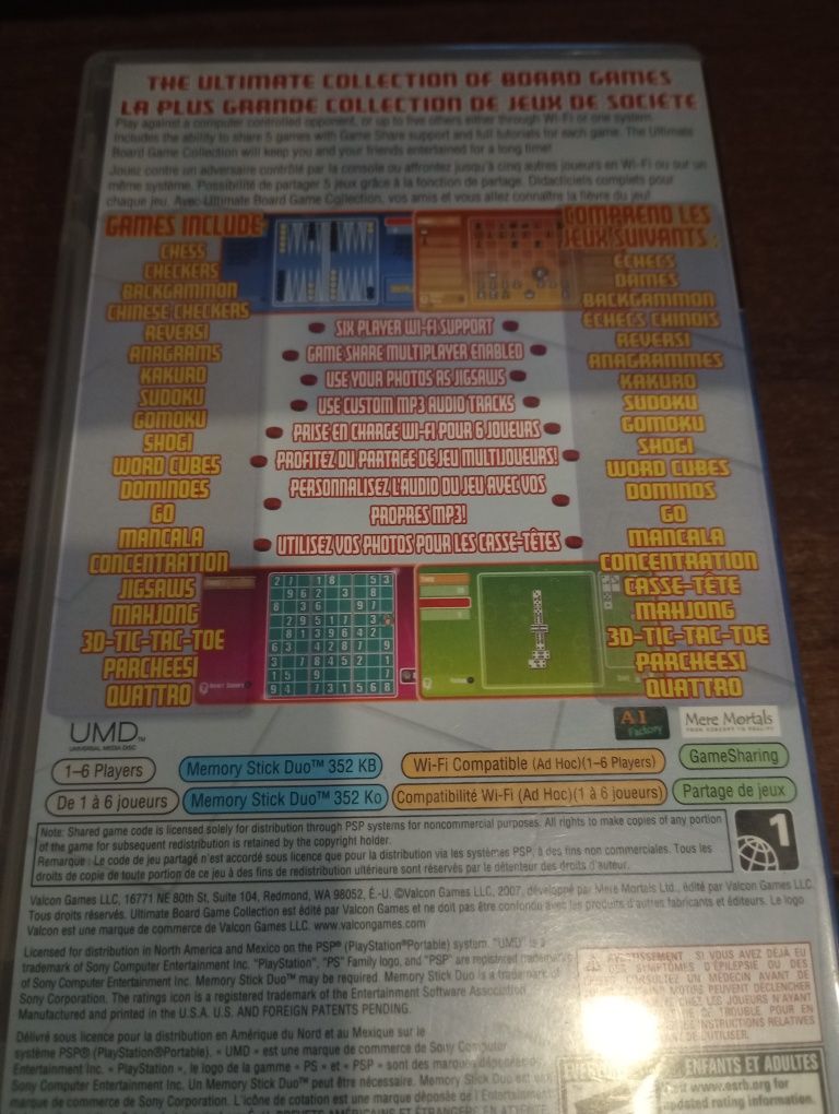 PSP Board Game Collection