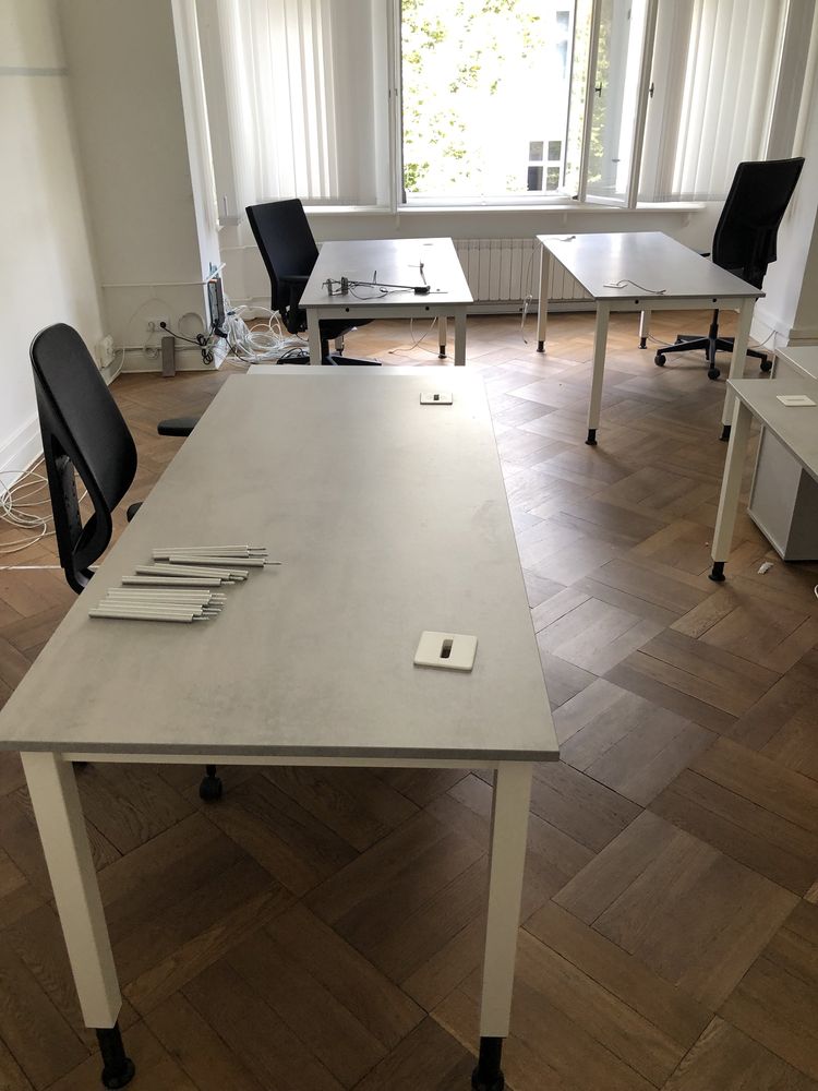 Stół biurowy biurko komputerowe 180x80 Solidne Niemieckiej produkcji