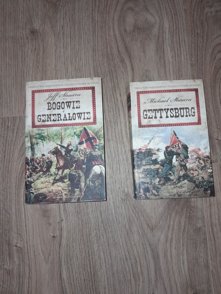 Bogowie i Generałowie i Gettysburg Jeff i Michael Shaara unikat!