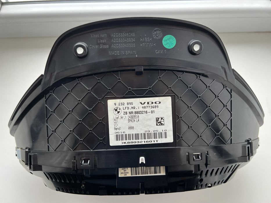 Приборна панель під проекцію BMW F30 F31 F32 F34 F36