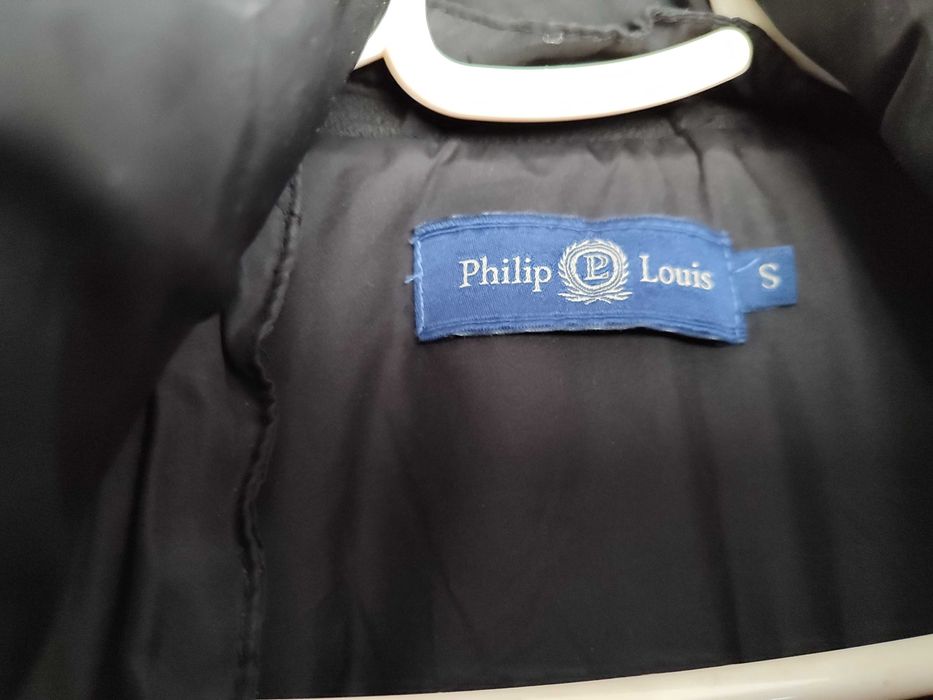 Elegancki płaszcz męski taliowany wiosna jesień Philip Luis