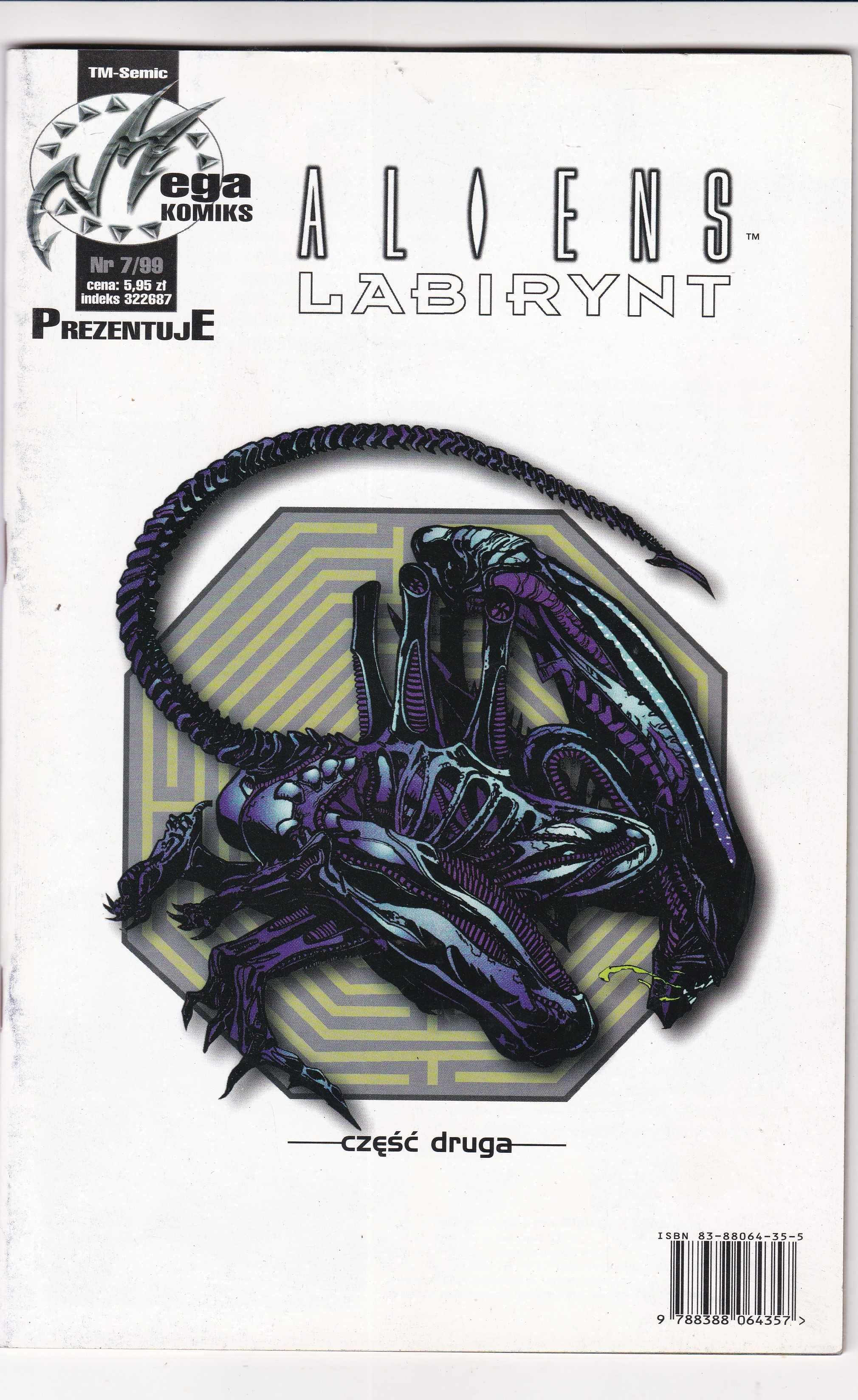 Aliens Labirynt. Część 1 i 2 .TM-Semic / Komiks