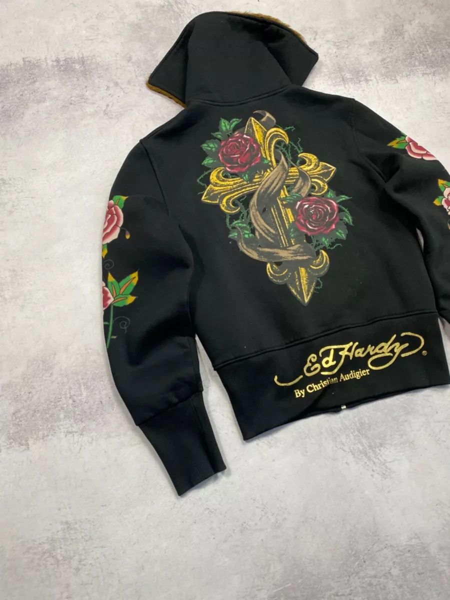 Ed Hardy безрукавка, толстовка