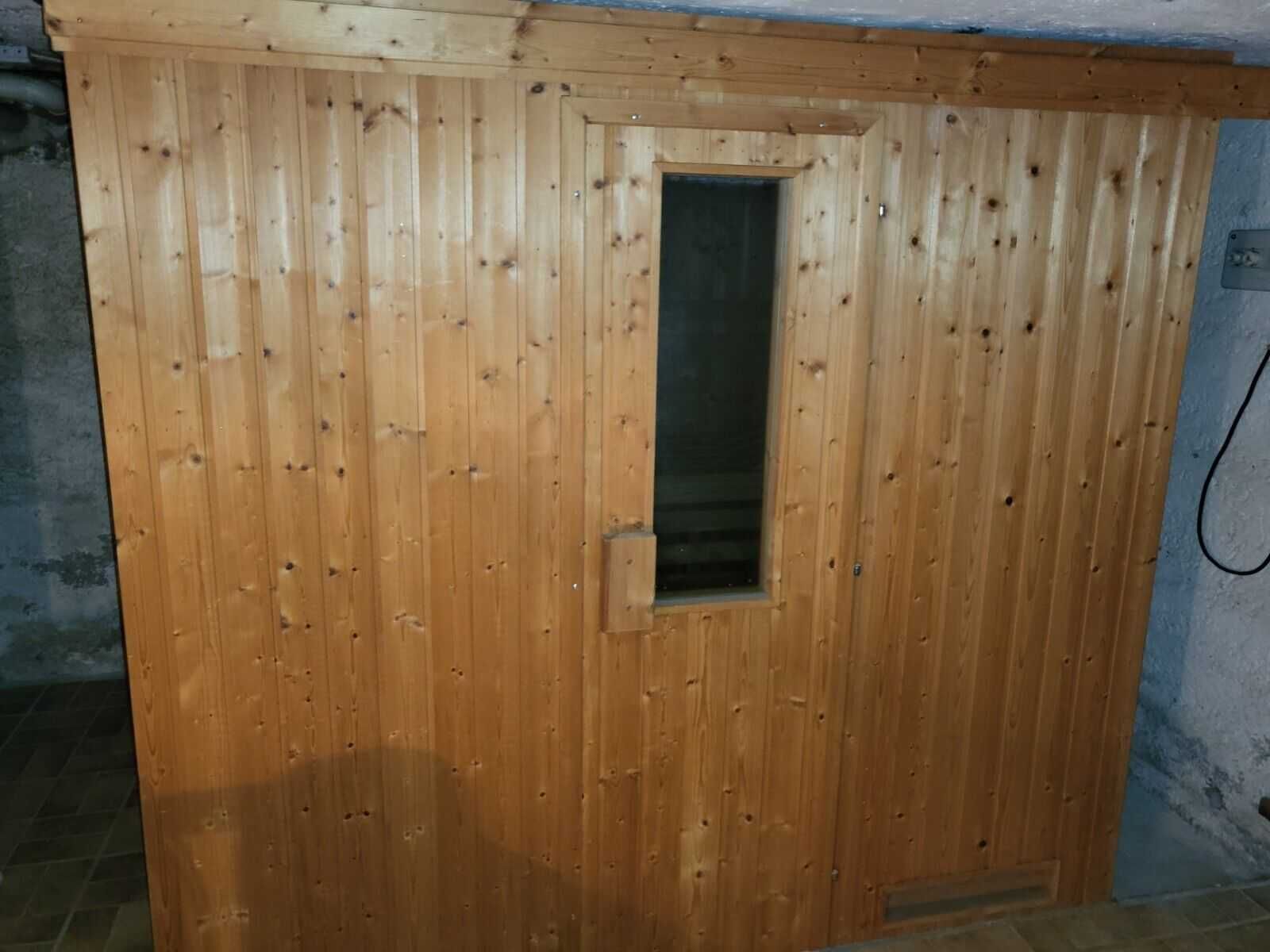 Sauna Fińska Duża Sucha +Sterownik Piec Kamienie 5-6 Osobowa Drewniana
