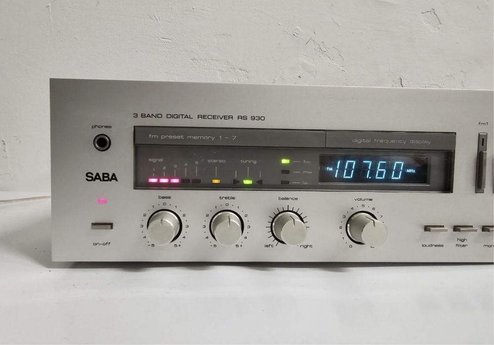 Am/Fm Stereo Amplituner Saba RS 930, 2*50 W
