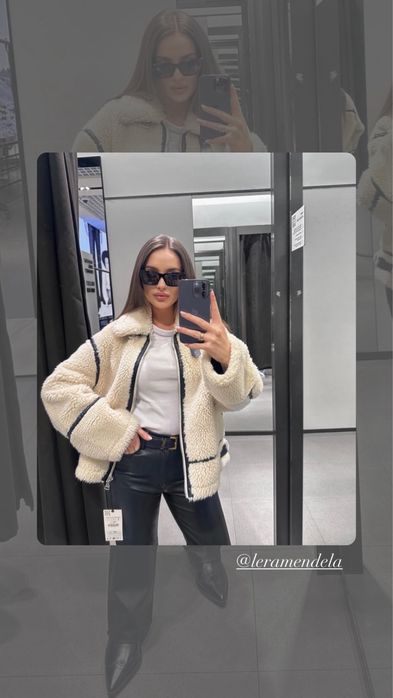 Шубка Zara єврозима M