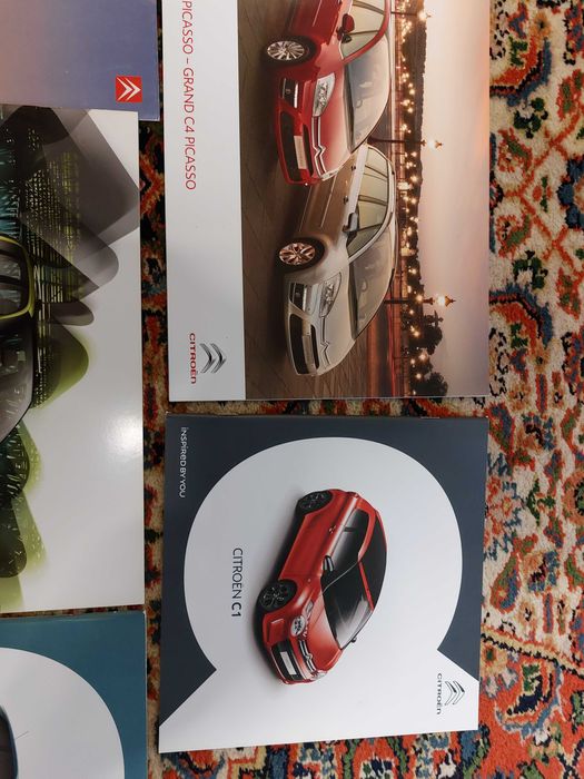 Citroen C Crosser C4 Picasso Cactus prospekty ZESTAW prospekt