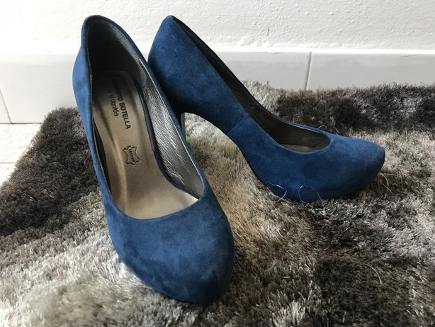 Sapatos salto alto azuis Roberto Botella - T37