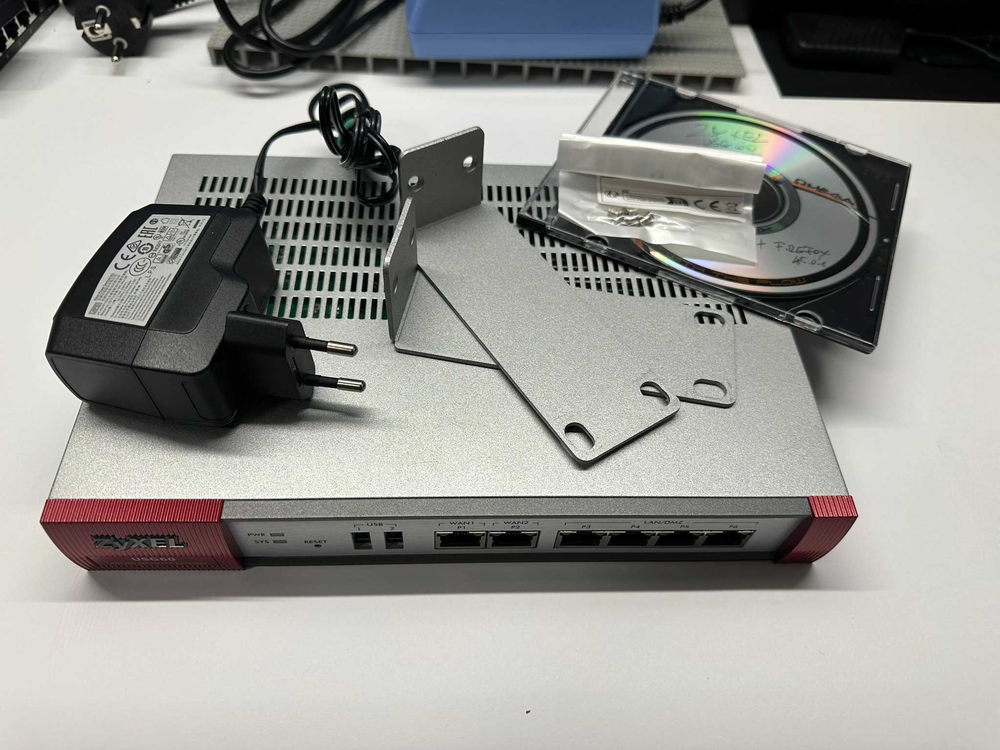 Firewall ZYXEL USG60 (4xLAN 2xWAN 2xUsb 1000Mbps)