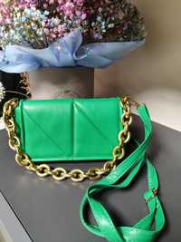 Нова красива сумочка зеленого кольору
