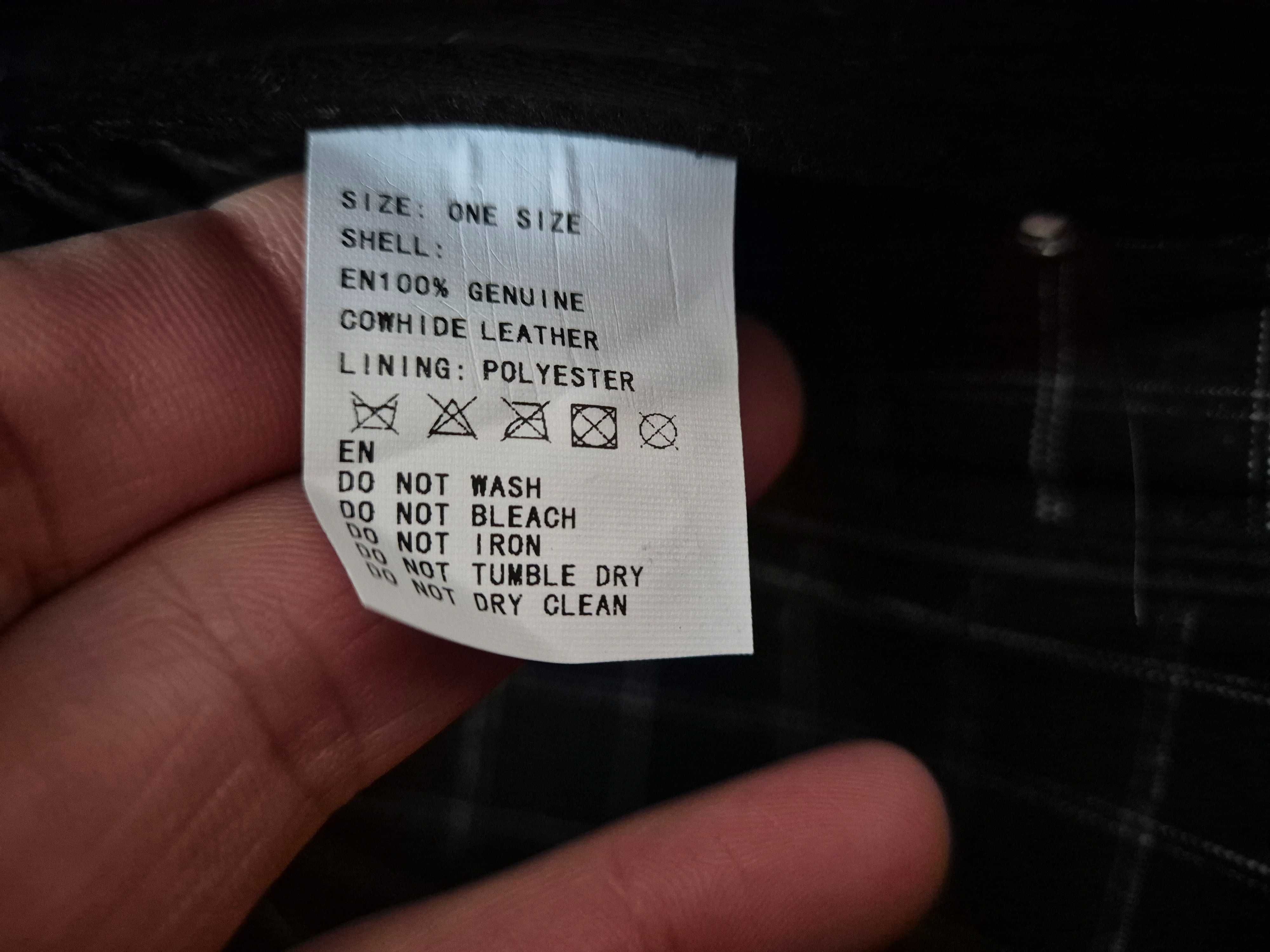kaszkiet męski zimowy skóra naturalna