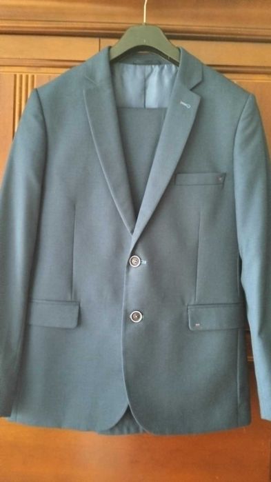 garnitur młodzieżowy 168/170 marynarka spodnie  wełna Studniówka