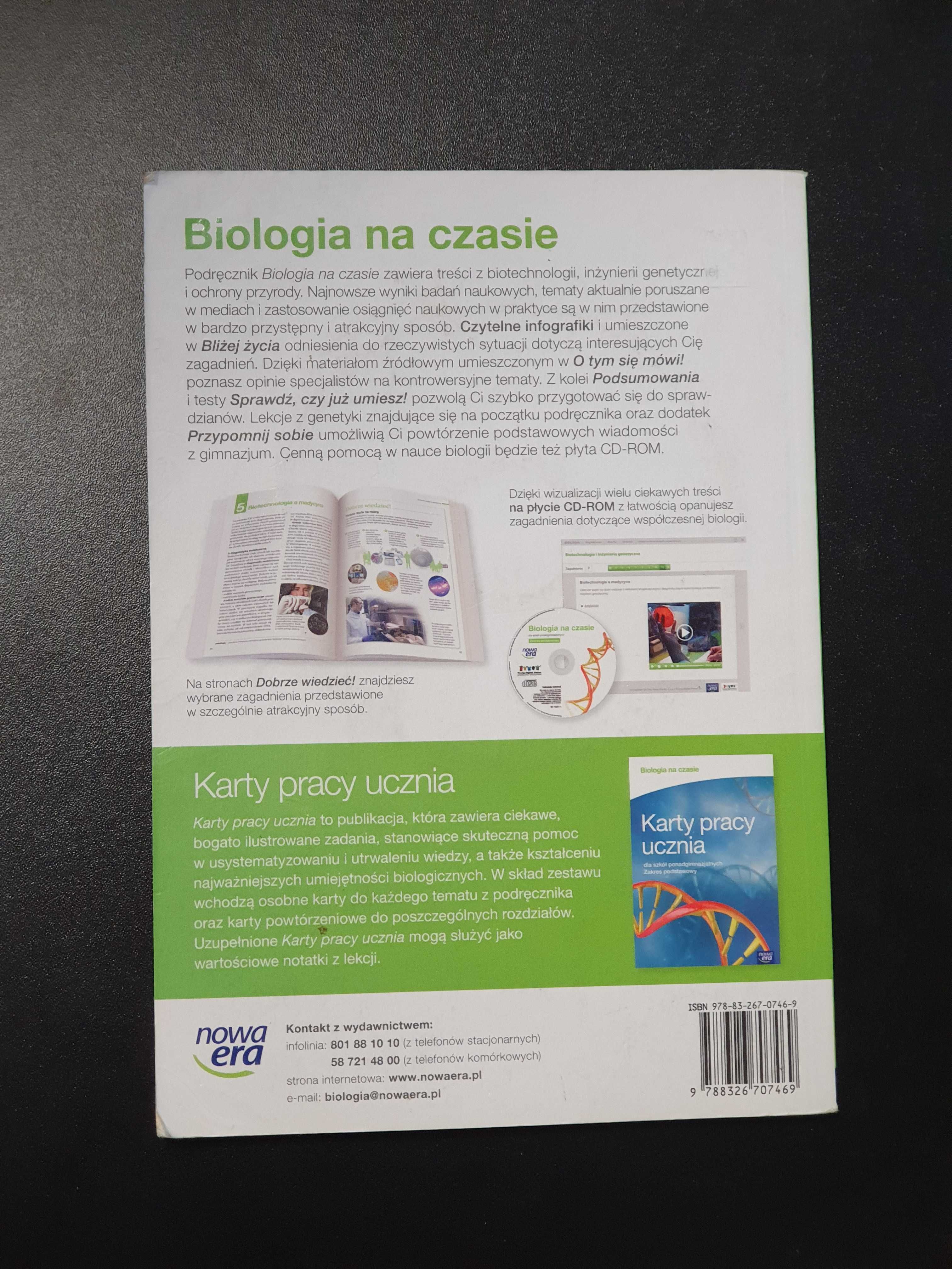 Biologia na czasie. Podręcznik. Zakres Podstawowy.