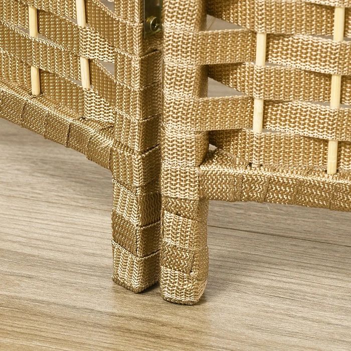 Homcom Drewniana Ścianka działowa do wnętrz.