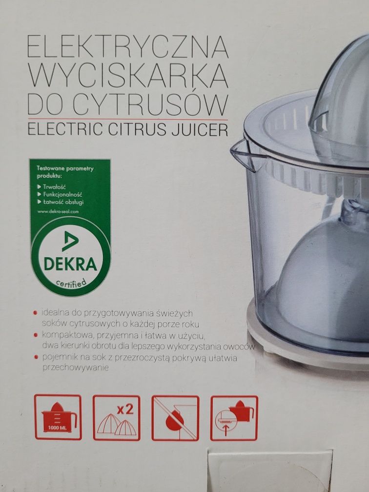 Wyciskarka do cytrusów elektryczna