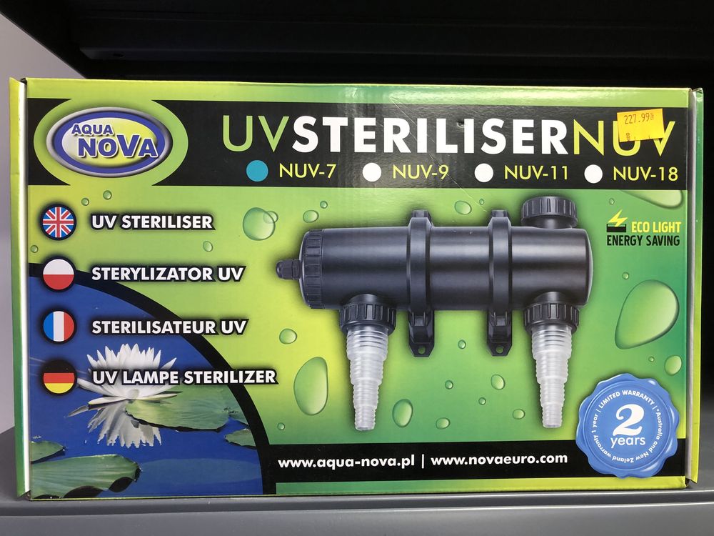 Lampa UV sterylizator NUV-7 aqua nova sklep zooanimals Halemba