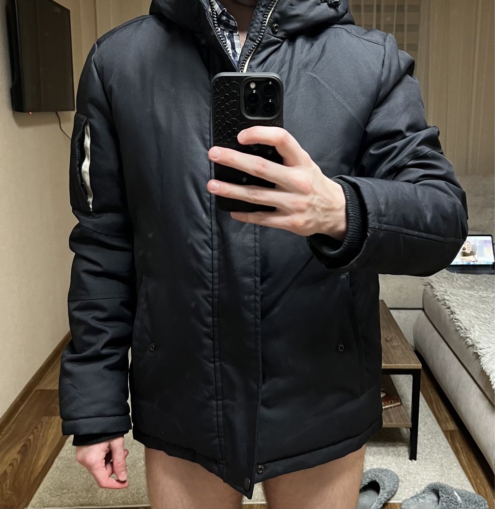 Зимняя куртка OSTIN, размер L, теплая, как новая