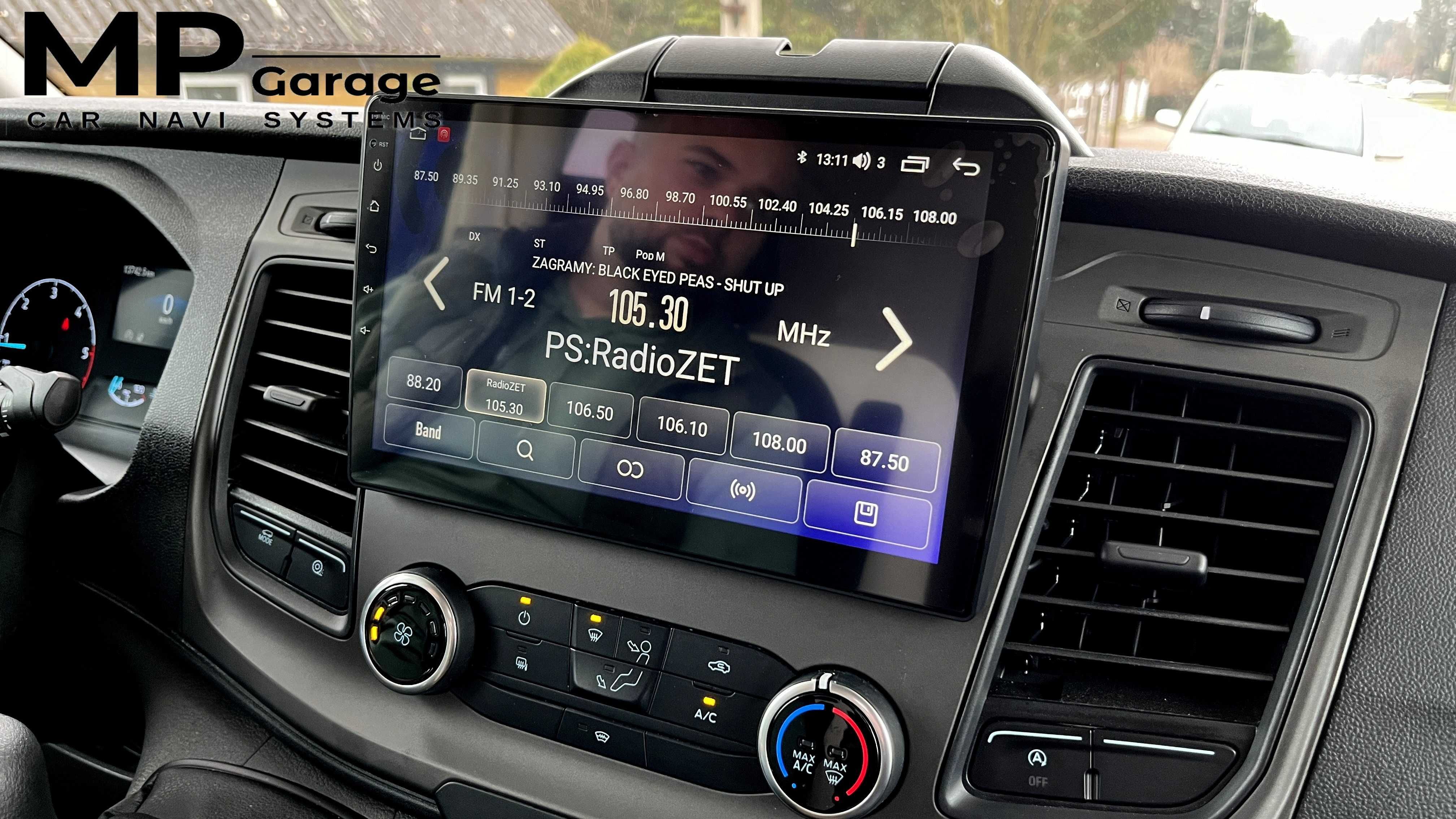 Nawigacja Ford Transit 2020_2023 Android CarPlay 4G Montaż