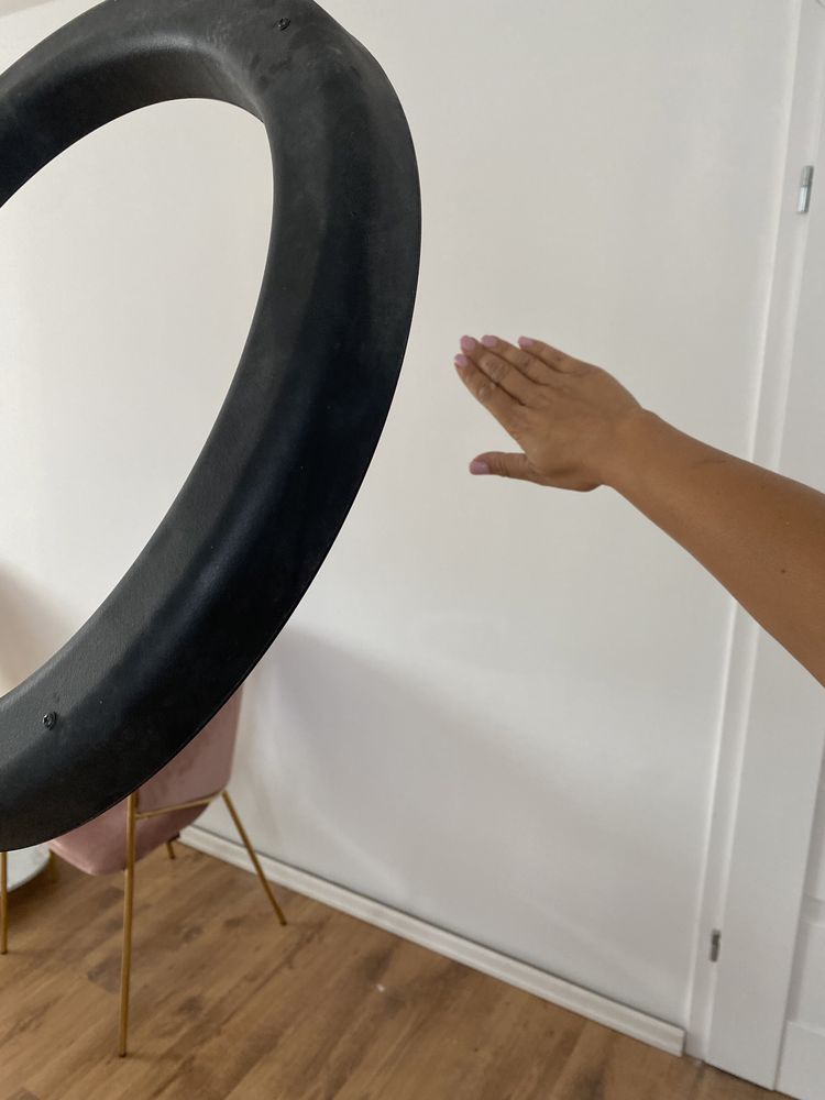Lampa ring 65w mocny stojak do rzes do makijazu