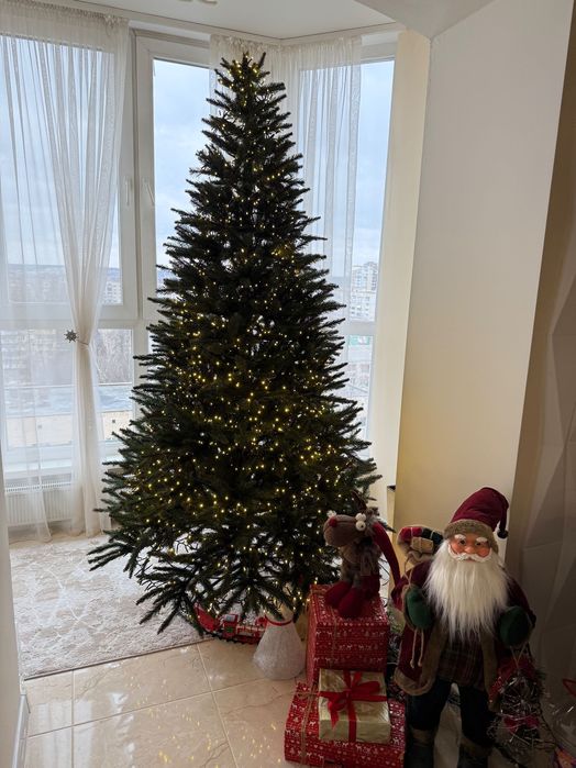 Ялинка штучна зелена, матеріал ПВХ