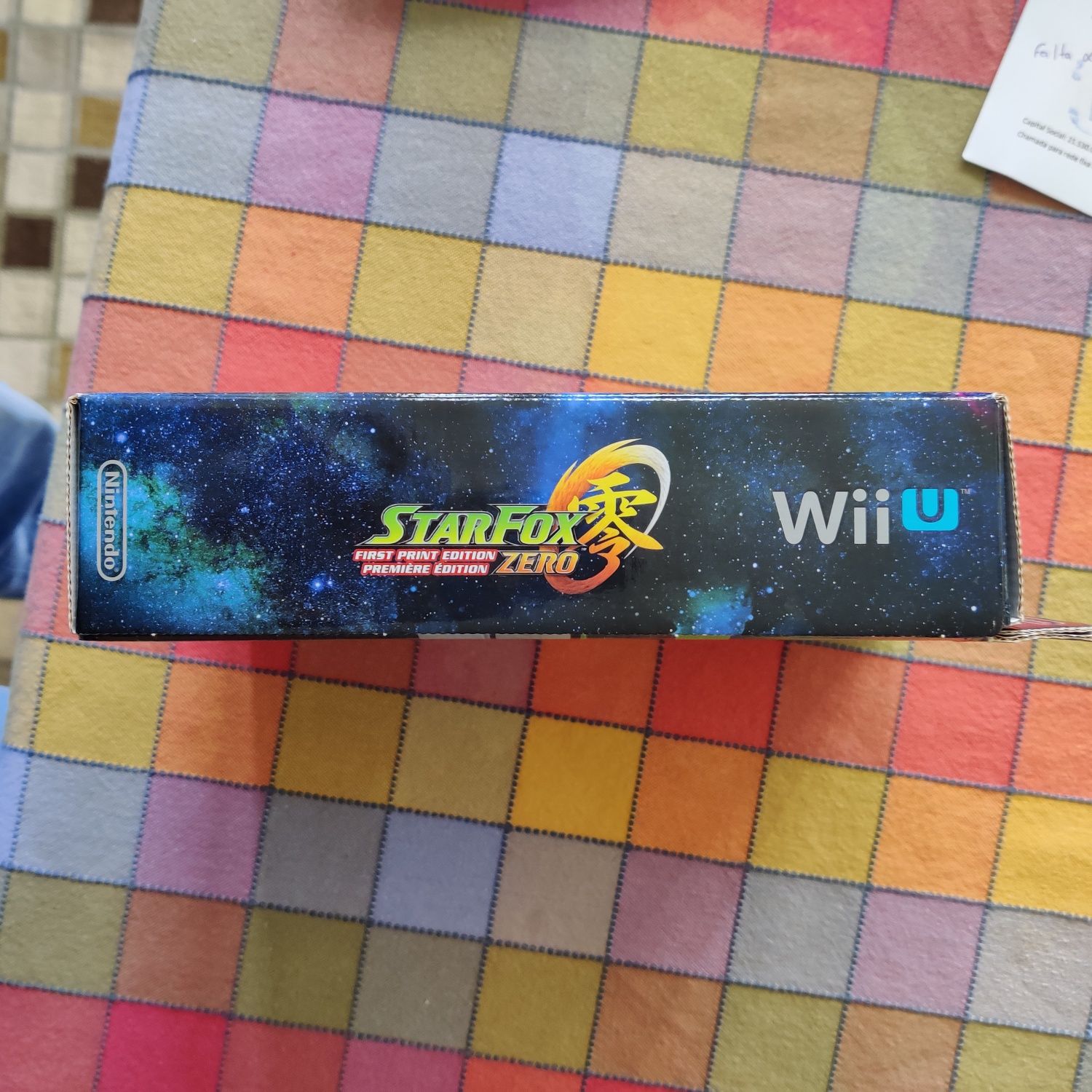 Starfox zero Nintendo Wii U first print edition