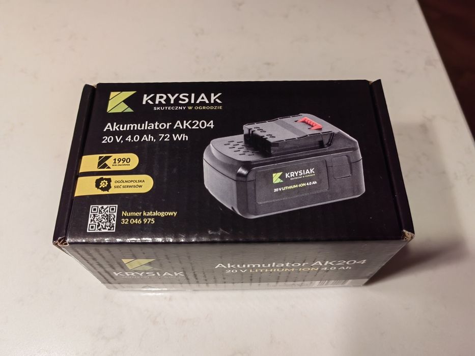 Akumulator Bateria Krysiak, Lider, Handy, gardenic AK204 4Ah 20V