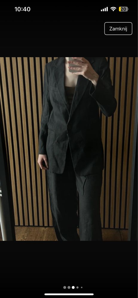 garnitur z limitowanej kolekcji massimo dutti