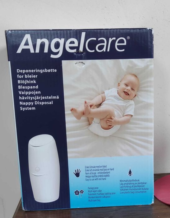 NOWY Kosz na Zużye Pieluszki + 1 Wkład, AngelCare