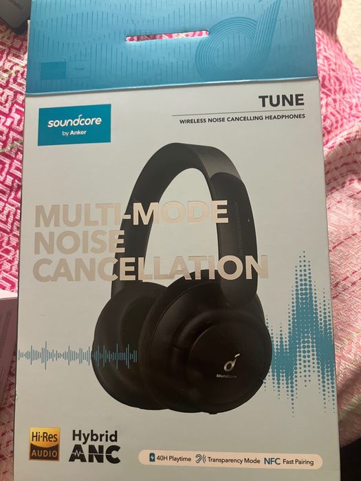 Fones Soundcore TUNE - cancelamento de ruído