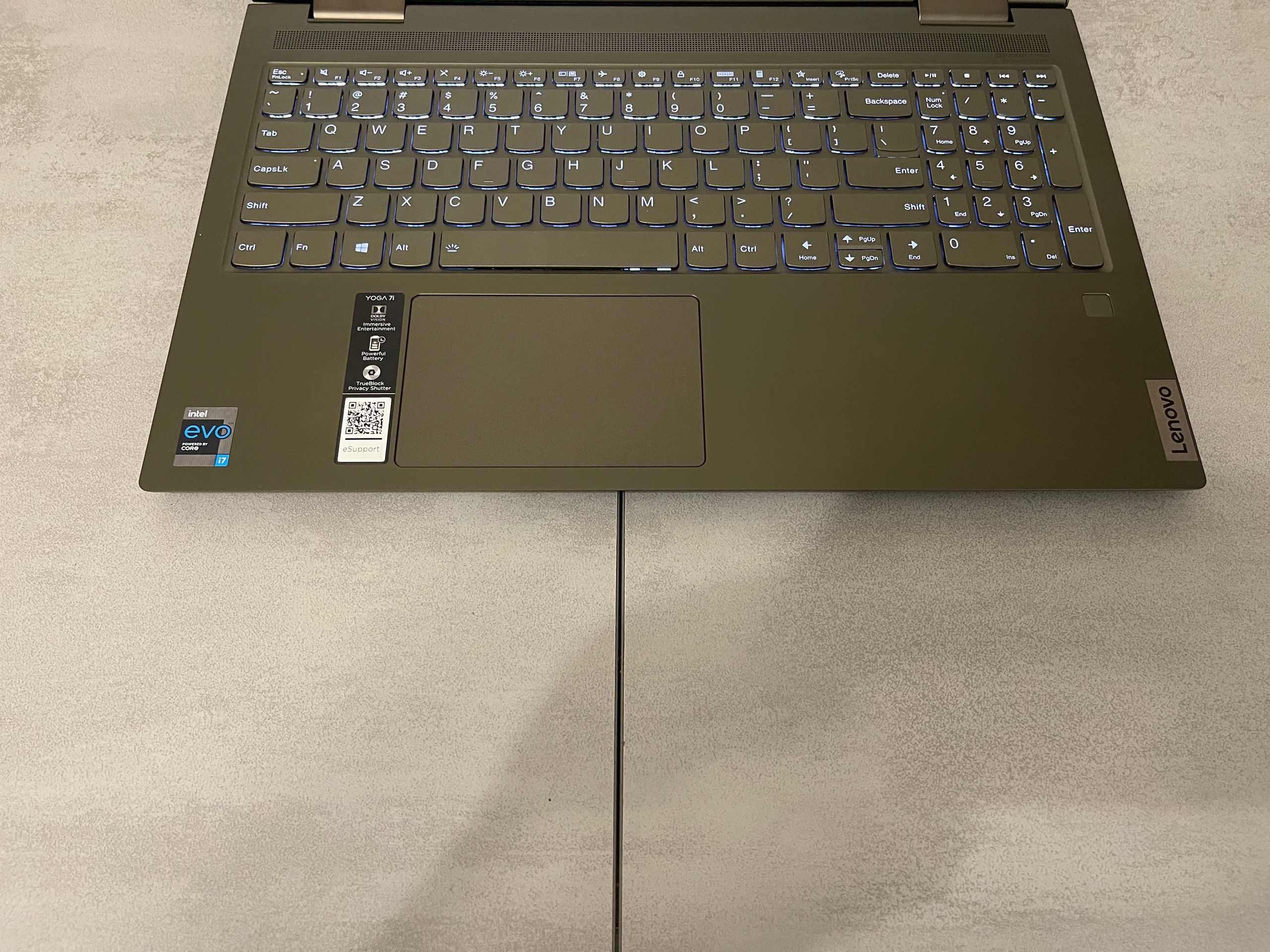 Ноутбук трансформер Lenovo Yoga 7 15ITL5, 15,6, i7-1165G7, 12GB, 512GB
