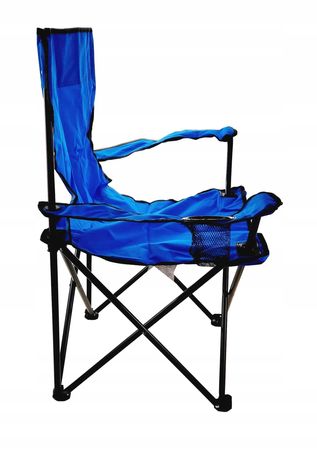 Krzesło turystyczne z oparciem, leżak kempingowy, wędkarski, składany