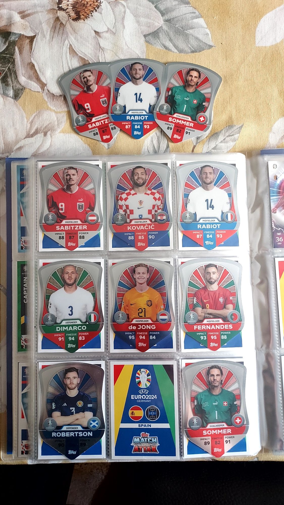 Cartas Match Attax Euro 2024