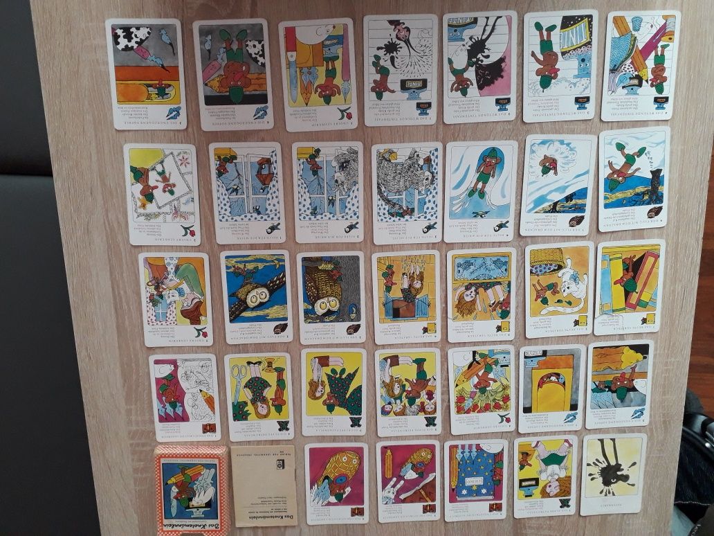 Karty kolekcjonerskie z 1976 Plastuś niemieckie