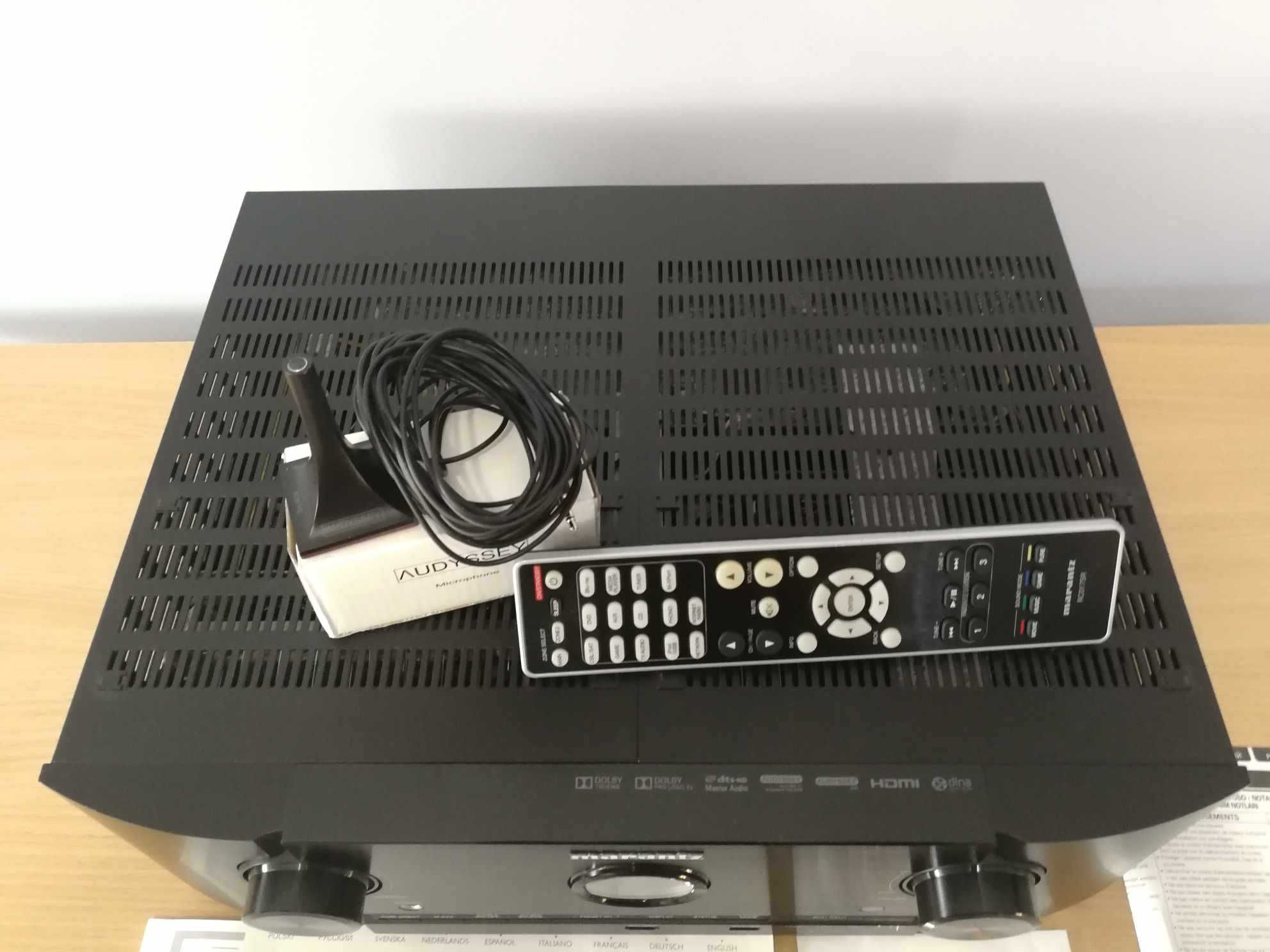 Amplituner Marantz SR6007 7.2 4K HDMI USB Pilot Papiery Jak Nowy Ideał