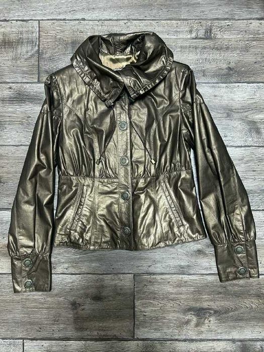 Куртка ветровка из натуральной кожи 44S