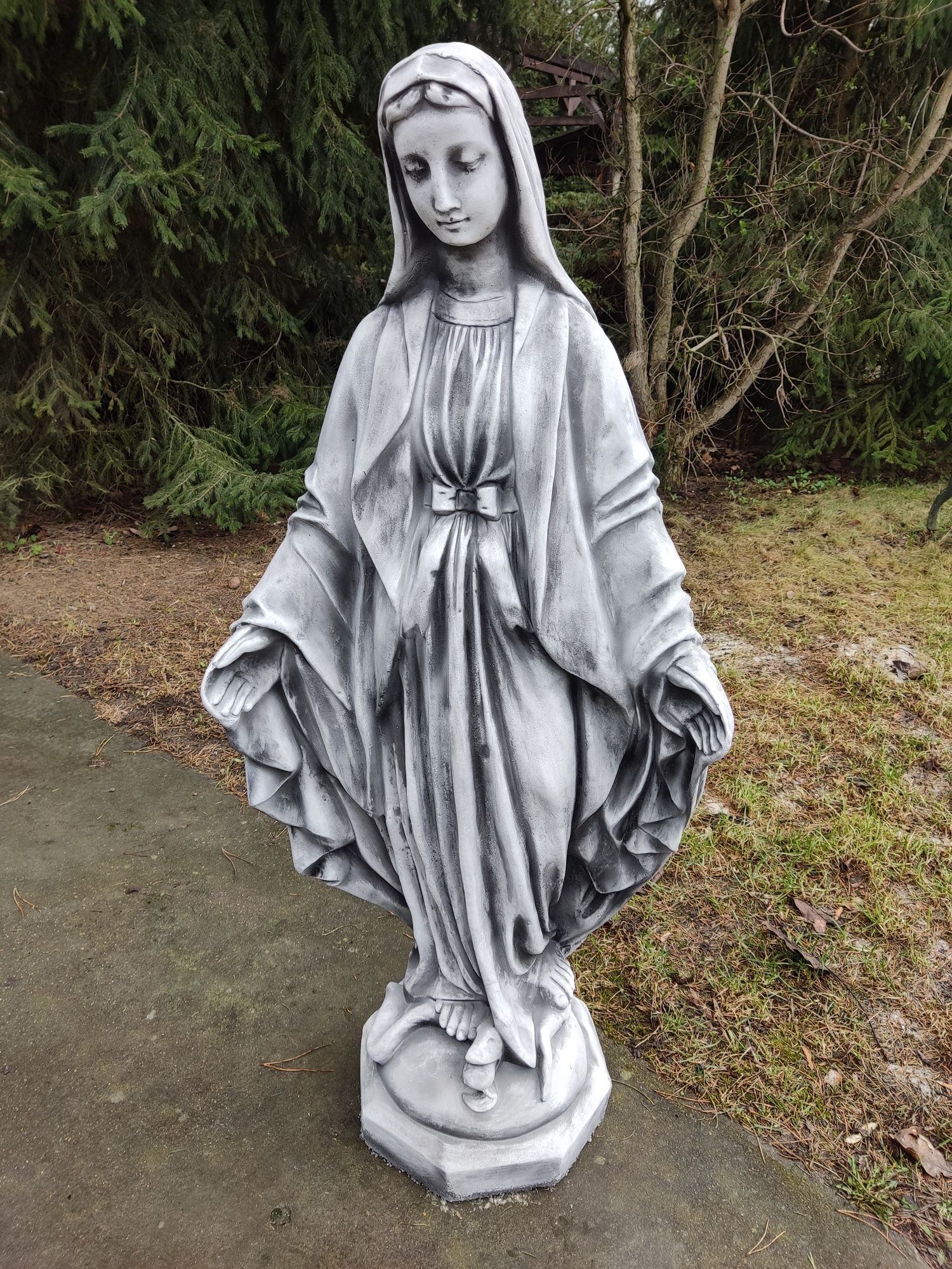 Figura z postumentem Matki Bożej Maryi Maryja okazja producent kolory