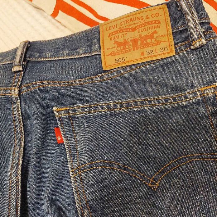 Jeansy męskie Levi Strauss 505 W32 L30