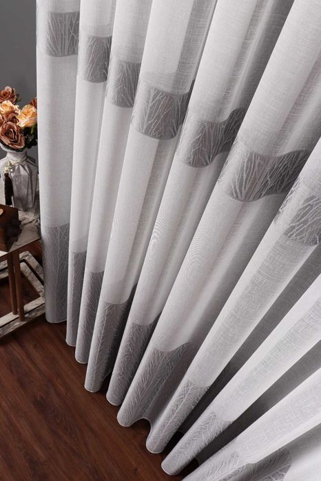 ТЮЛЬ Лён с Шёлковой Ниткой