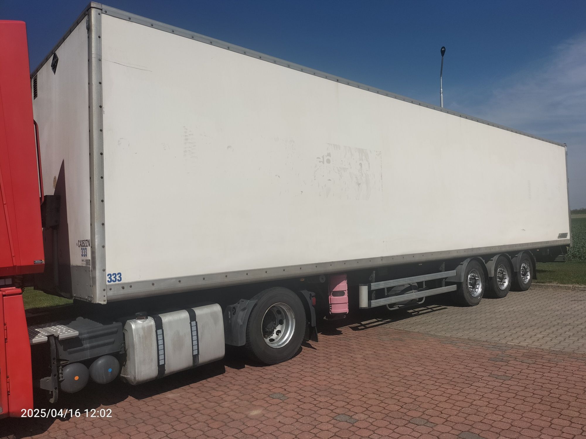 Naczepą Samro Doubledeck