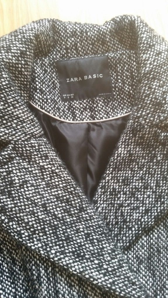 Śliczny płaszcz wełniany Zara S