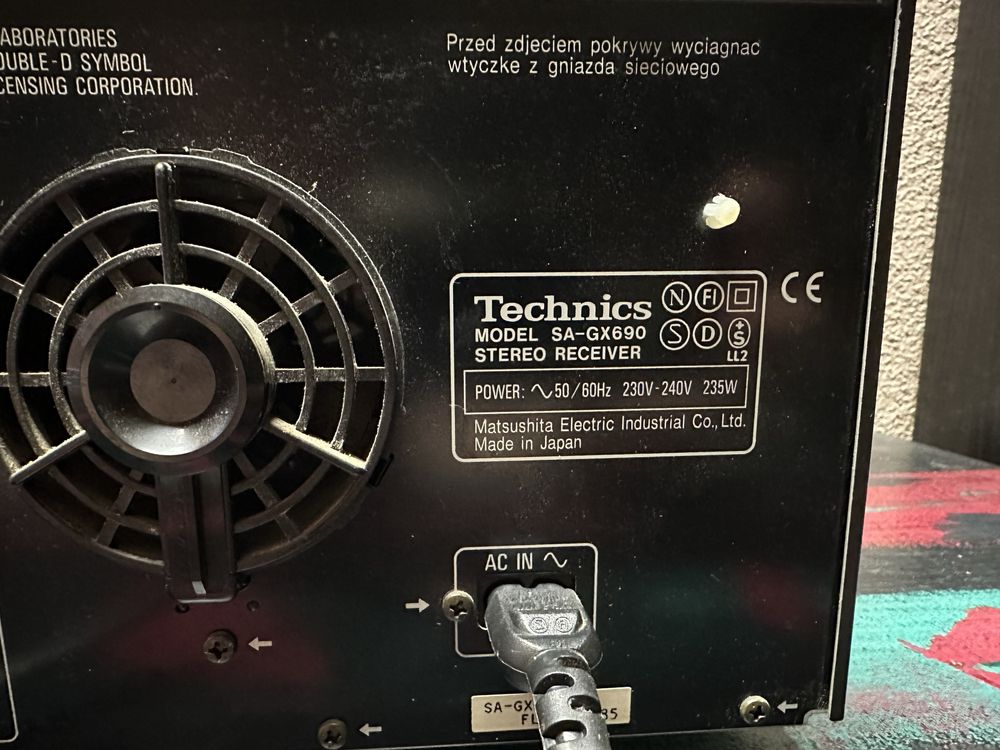 Technics SA-GX690 amplituner surround