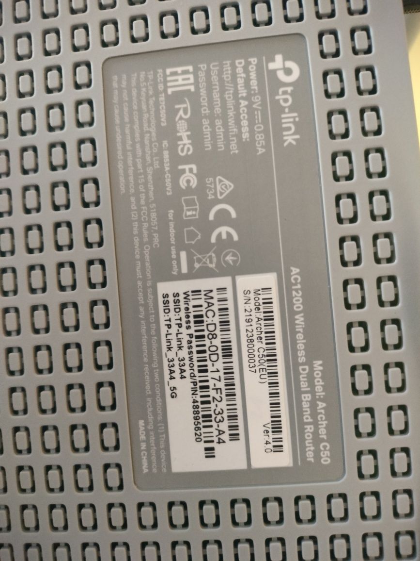 Router TP-Link Archer C50