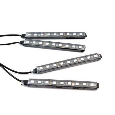 Oświetlenie Wnętrza Auta Samochodu Rgb Bluetooth