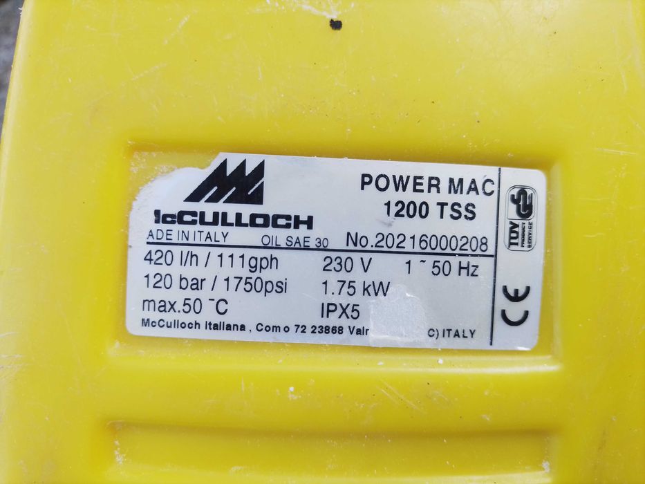 Máquina pressão de água