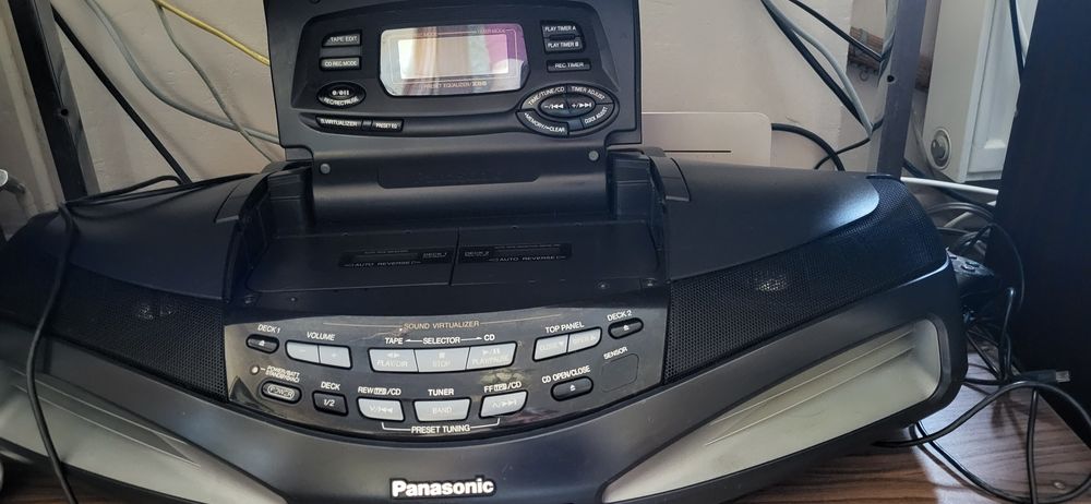 Panasonic System Audio CD Cobra Bumbox Vintage
