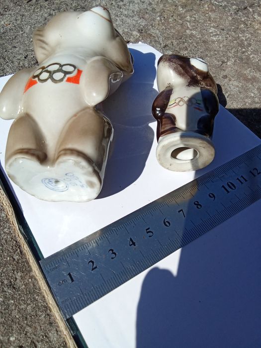 Мишка олимпийский 2 штуки.