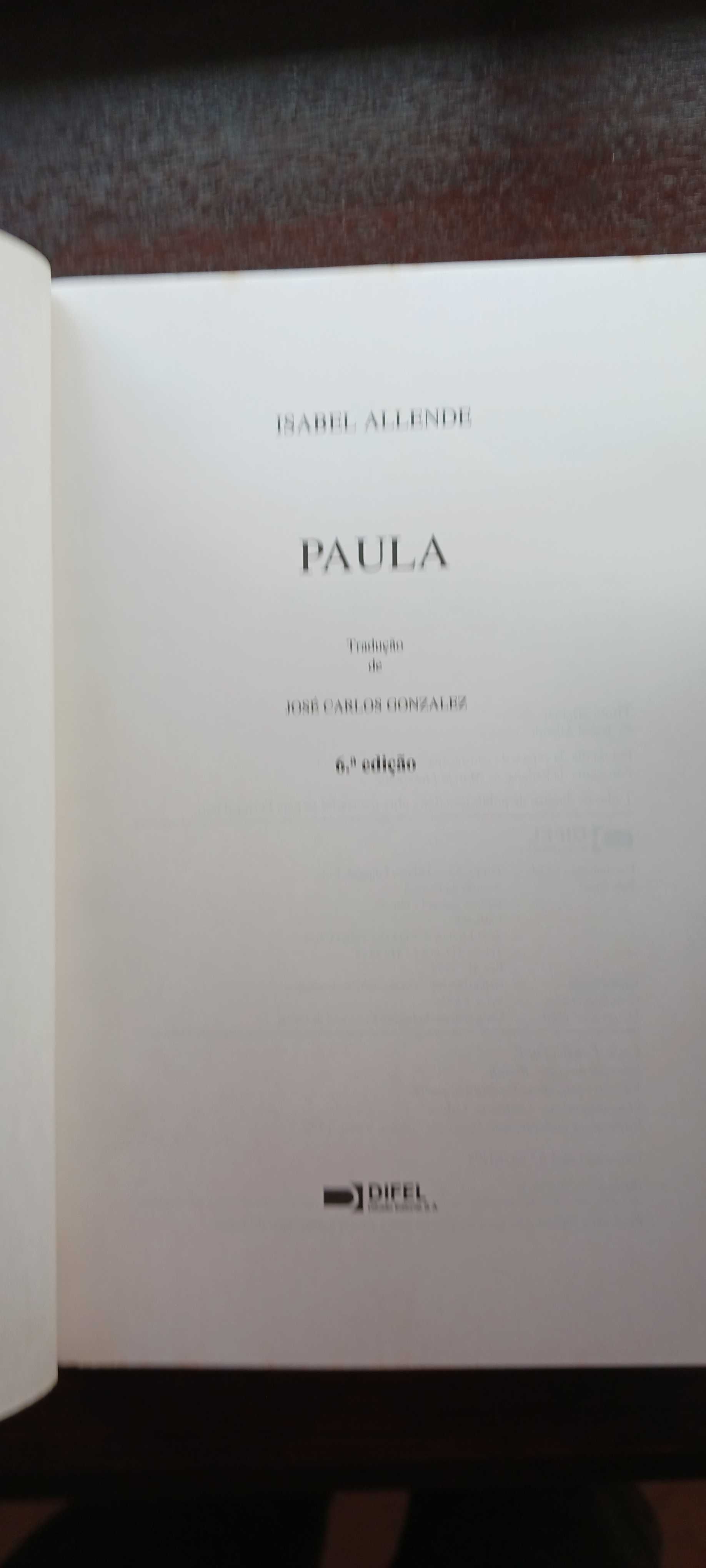 Isabel Allende: Paula, 6.ª ed (DIFEL, 1994)