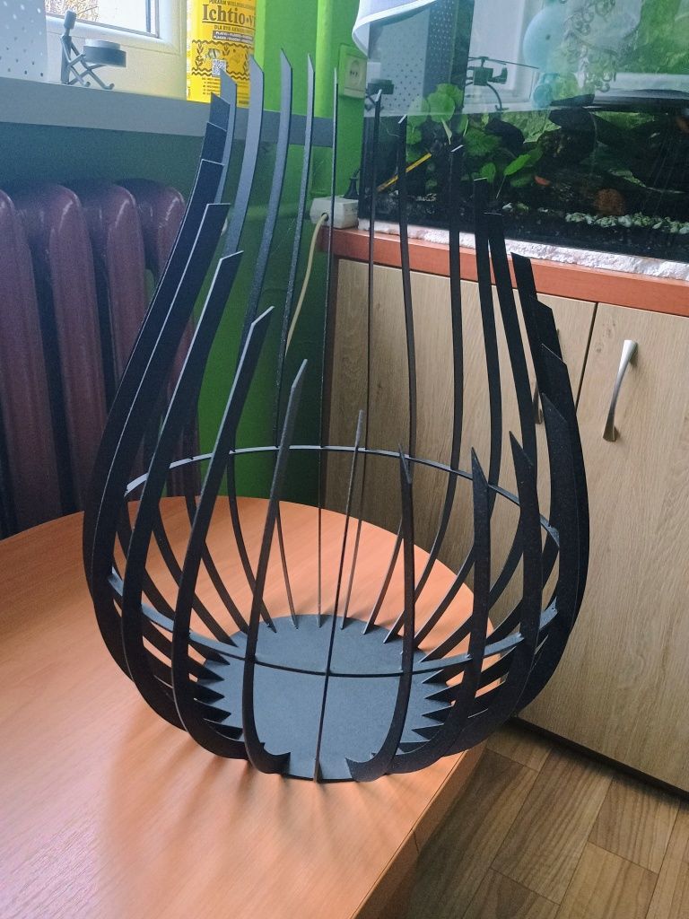 Lampion dekoracyjny czarny